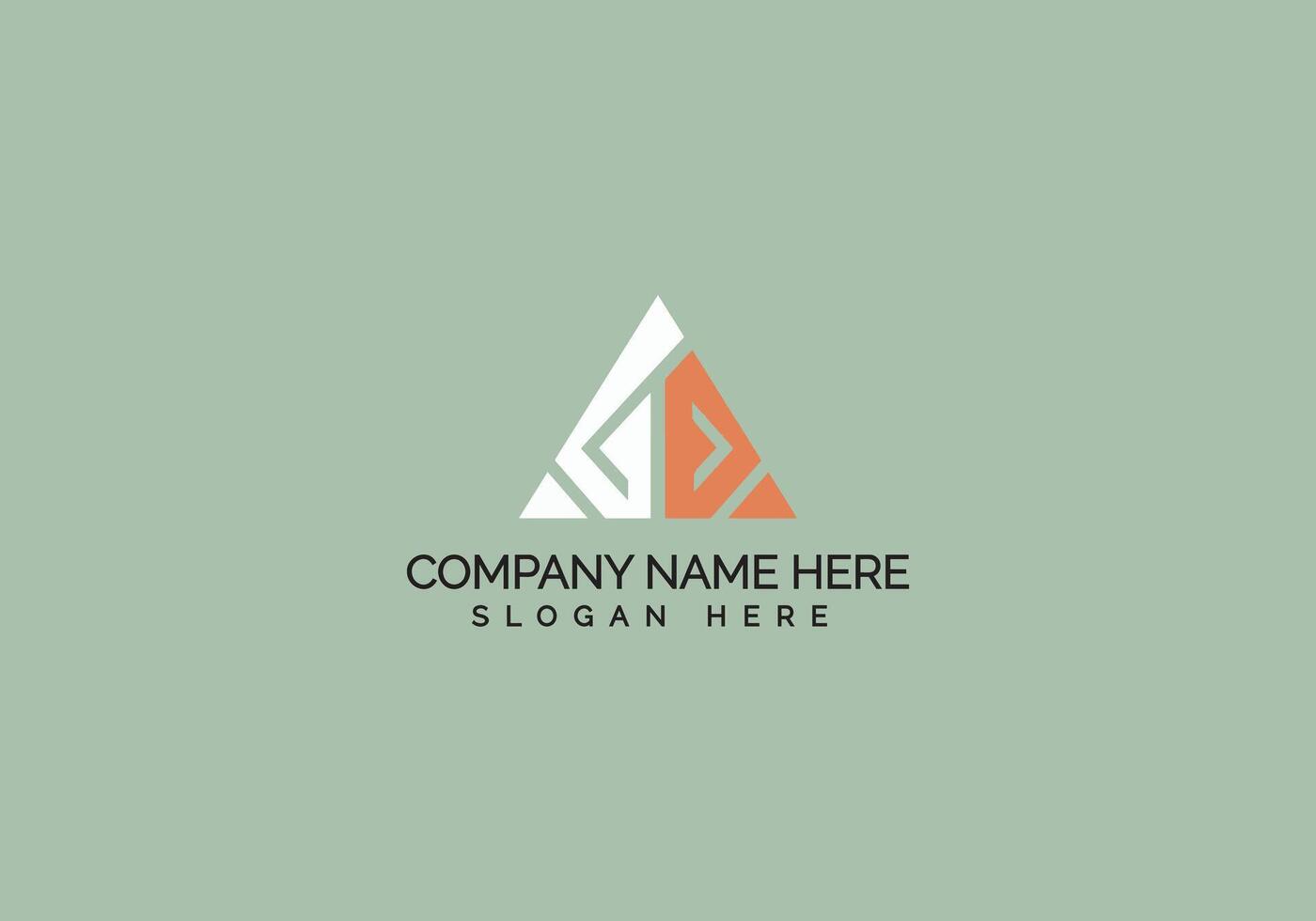Creative Modern Minimalist Company Logo Design vector