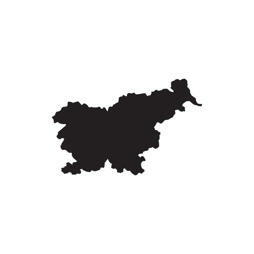 Slovenia map icon vector