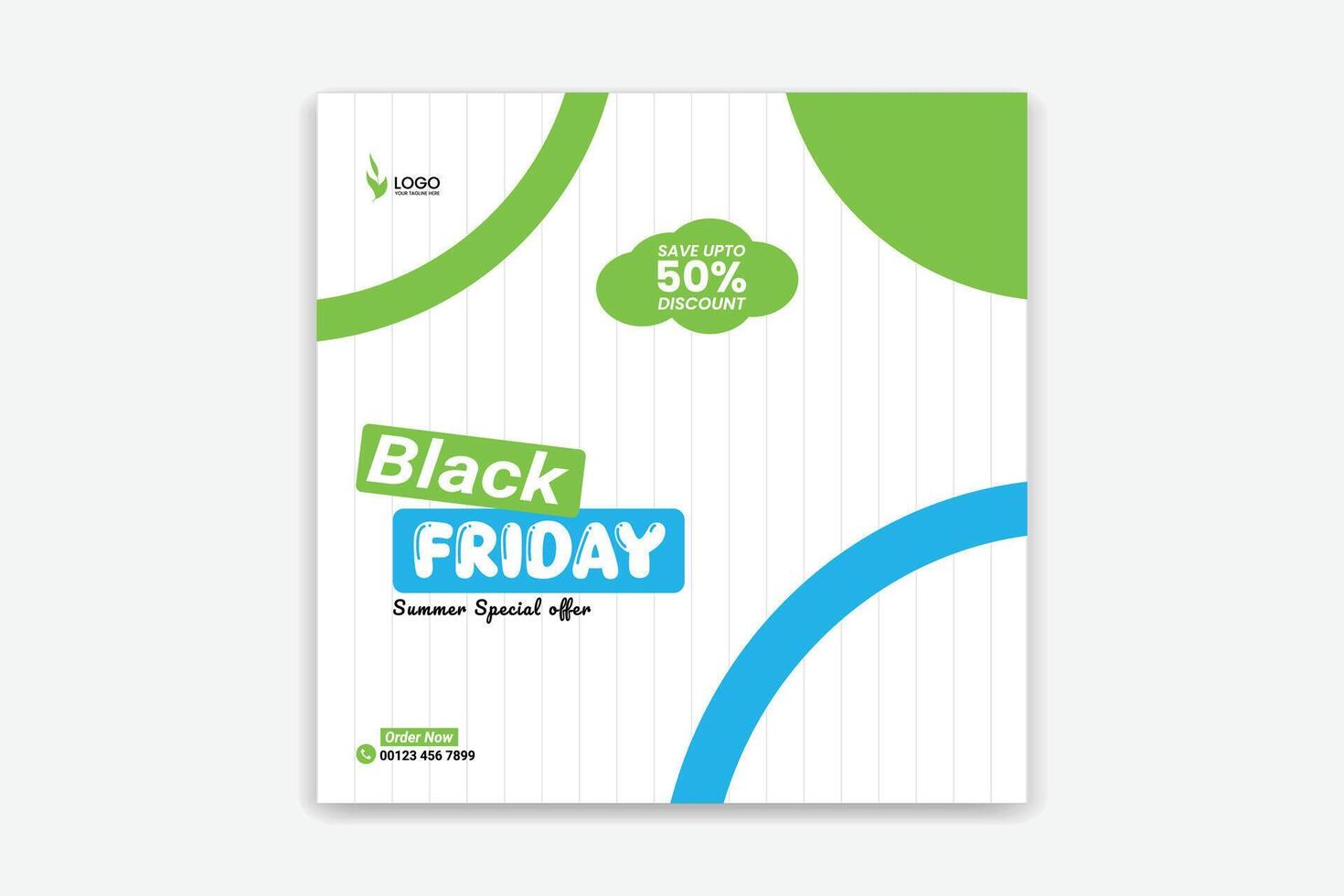 watch social media banner design template vector