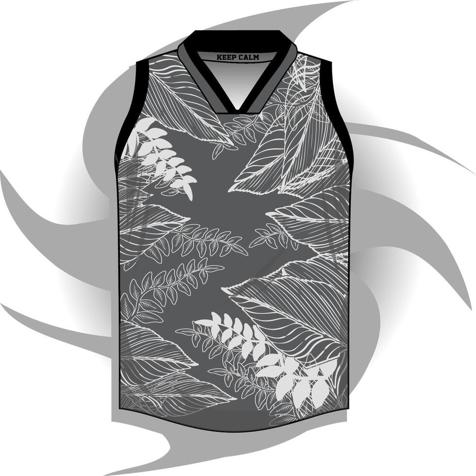 Background , jersey sport shirt template design for soccer Sport, basket ball, running uniform in front view, Shirt mockup , design very simple and easy to custom vector