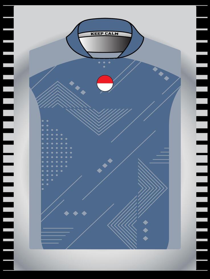 Background , jersey sport shirt template design for soccer Sport, basket ball, running uniform in front view, Shirt mockup , design very simple and easy to custom vector