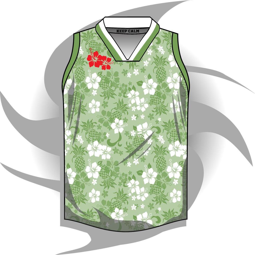 Background , jersey sport shirt template design for soccer Sport, basket ball, running uniform in front view, Shirt mockup , design very simple and easy to custom vector