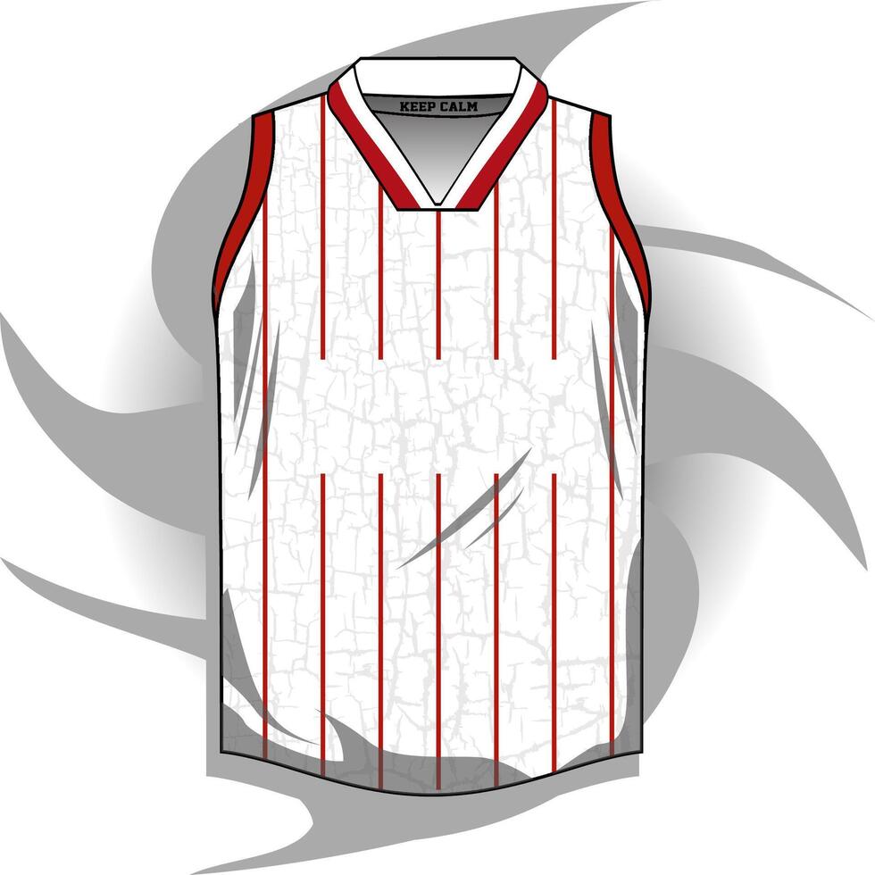 Background , jersey sport shirt template design for soccer Sport, basket ball, running uniform in front view, Shirt mockup , design very simple and easy to custom vector