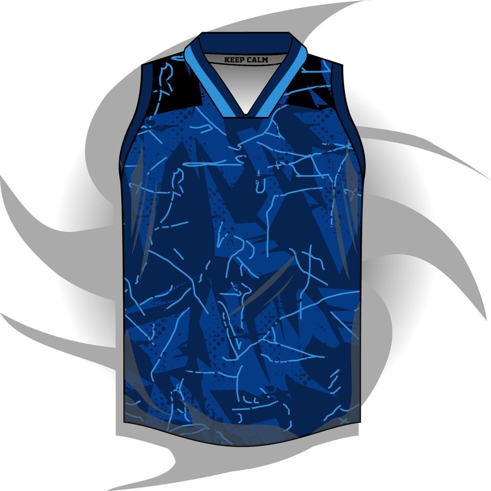 Background , jersey sport shirt template design for soccer Sport, basket ball, running uniform in front view, Shirt mockup , design very simple and easy to custom vector