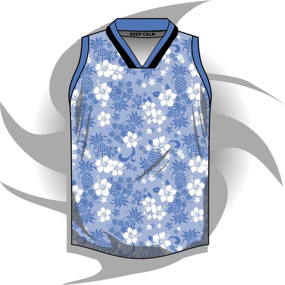 Background , jersey sport shirt template design for soccer Sport, basket ball, running uniform in front view, Shirt mockup , design very simple and easy to custom vector