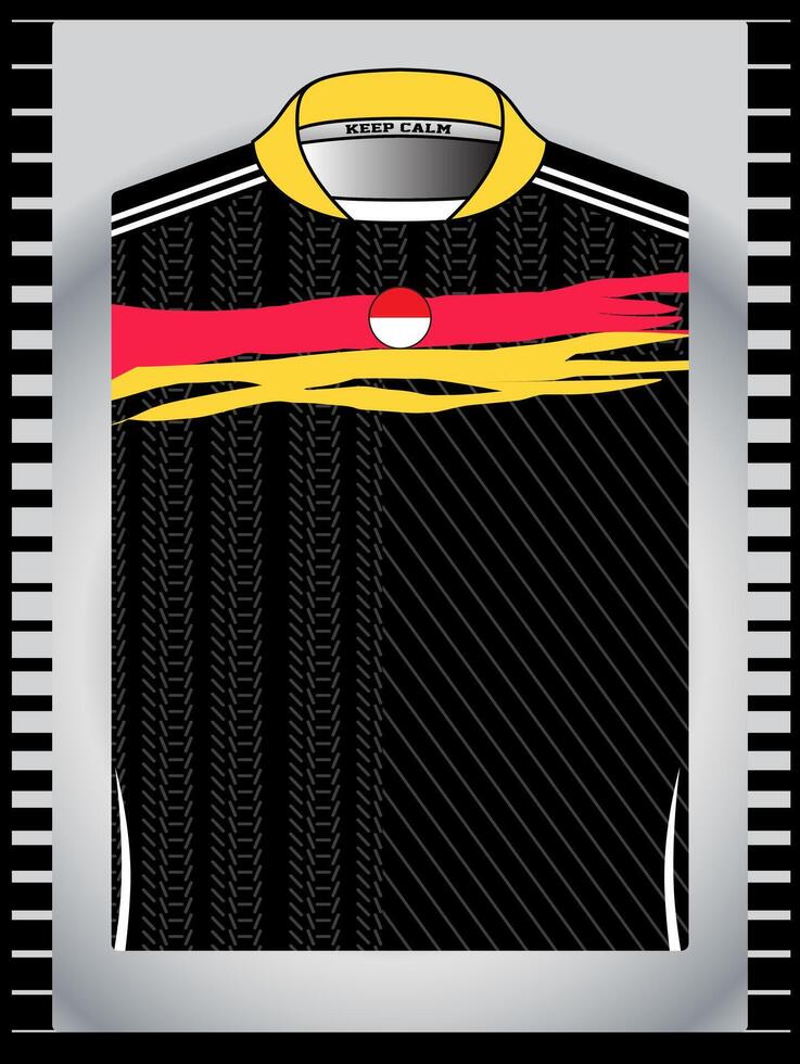 Background , jersey sport shirt template design for soccer Sport, basket ball, running uniform in front view, Shirt mockup , design very simple and easy to custom vector