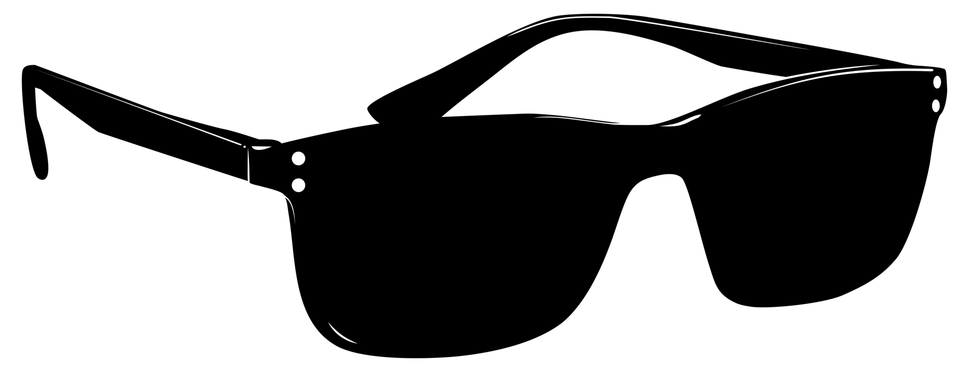 Sun Glasses Silhouette, Side View, Flat Style, can use for Pictogram, Logo Gram, Apps, Art Illustration, Template for Avatar Profile Image, Website, or Graphic Design Element png