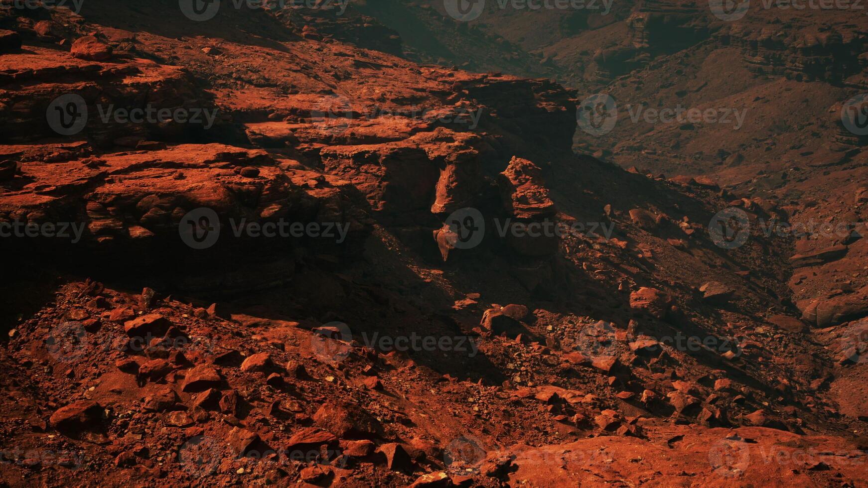 A Glimpse Into the Enchanting Realm of Distant Rocky Mountain Ranges photo