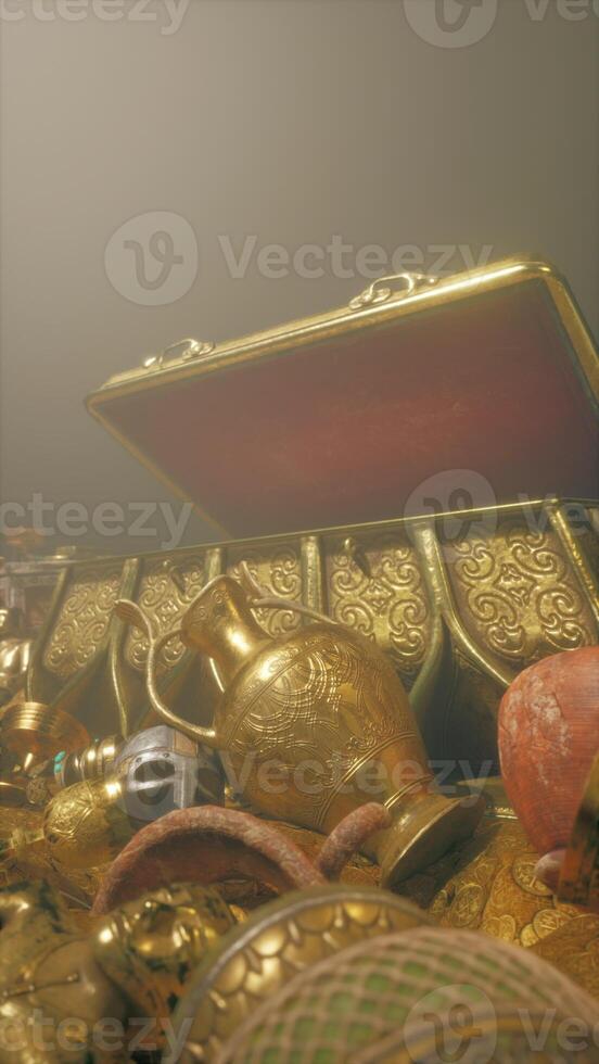 Stack of Gold and Silver Items photo