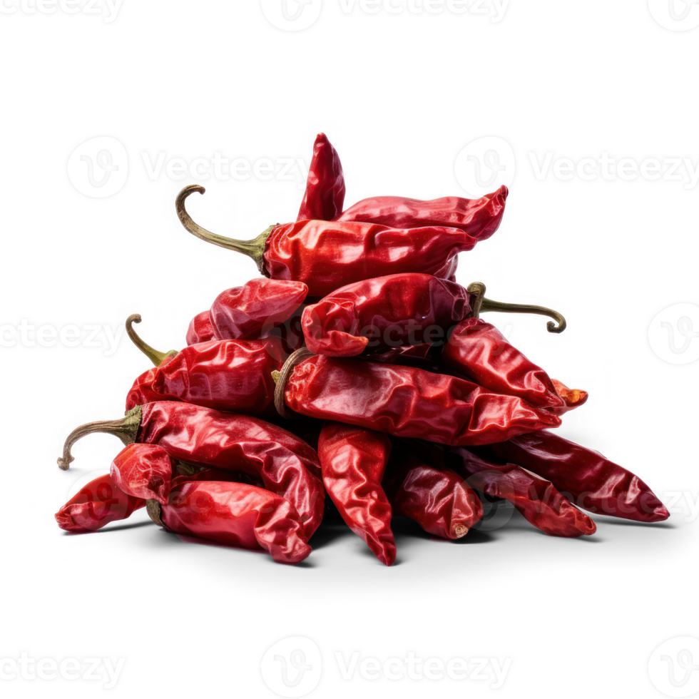 a pile of red hot peppers on a transparent background png