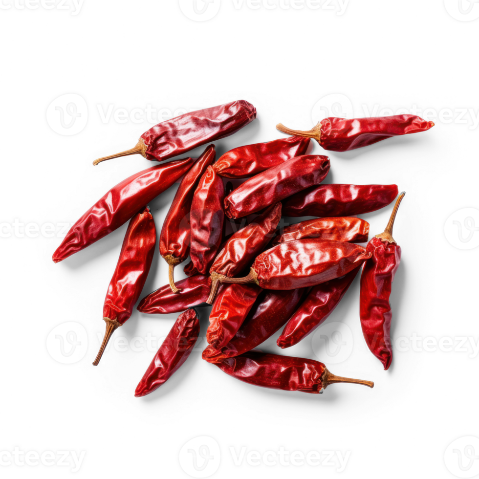 a pile of red chili peppers on transparent background png
