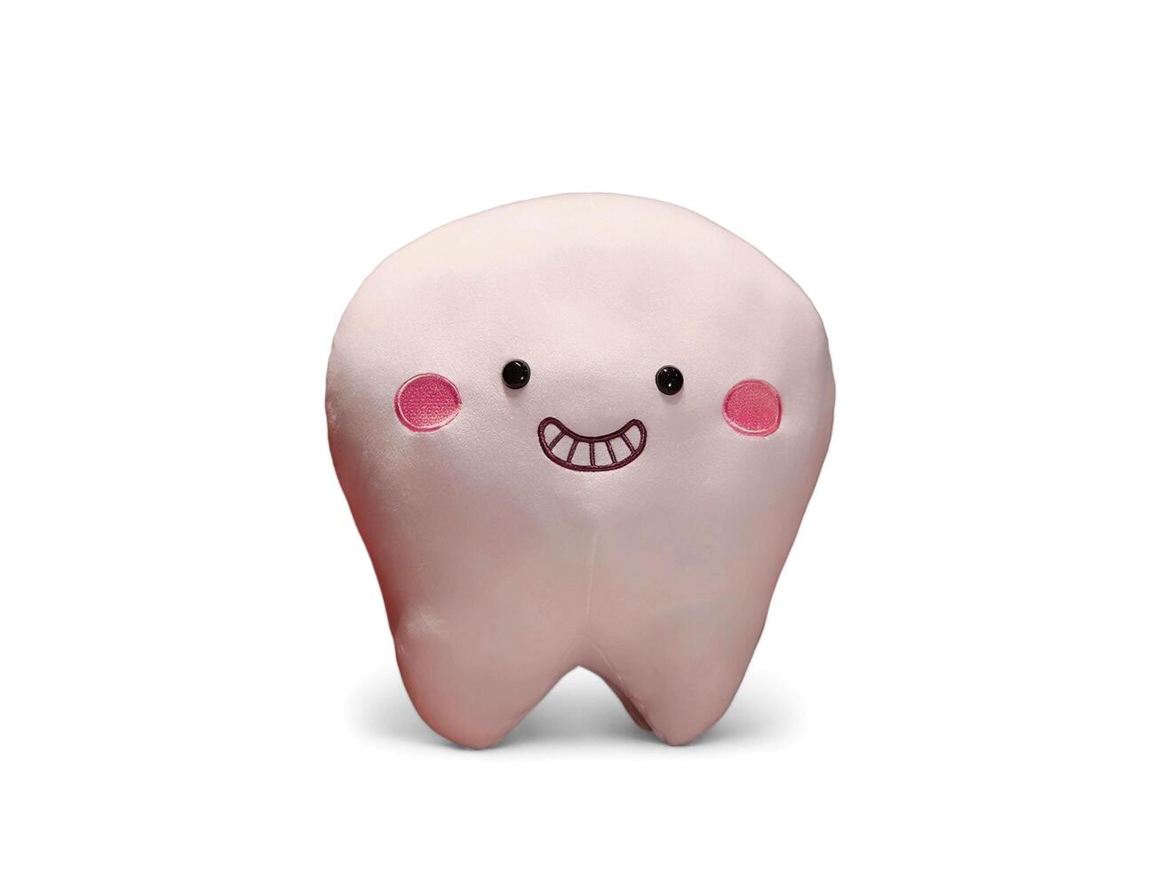 Dental doll on white background photo