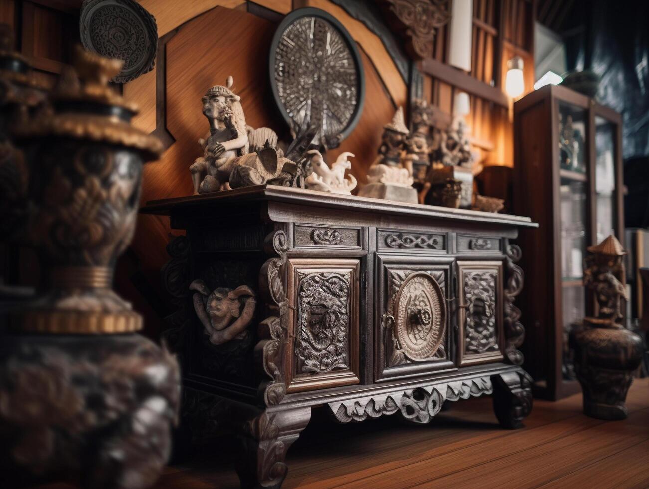 Oceania furniture with classic ornaments photo
