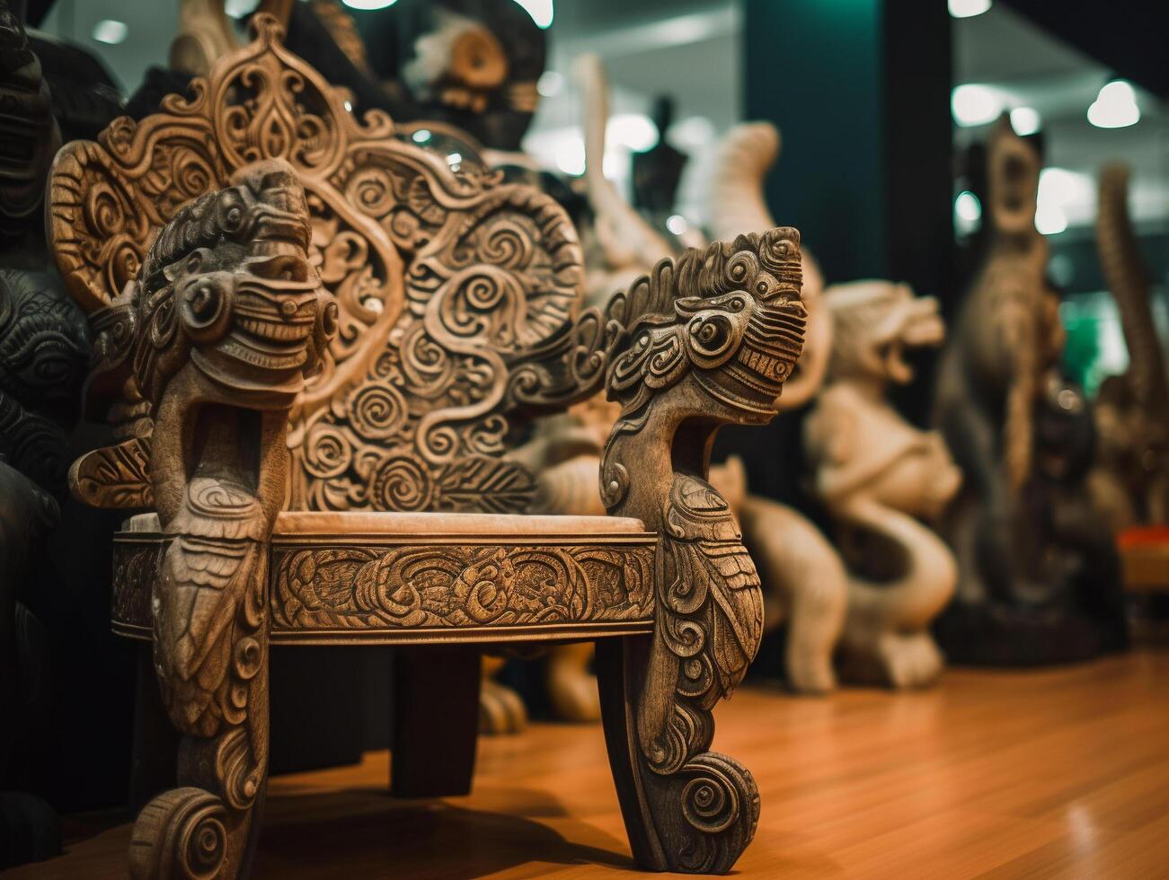 Oceania furniture with classic ornaments photo