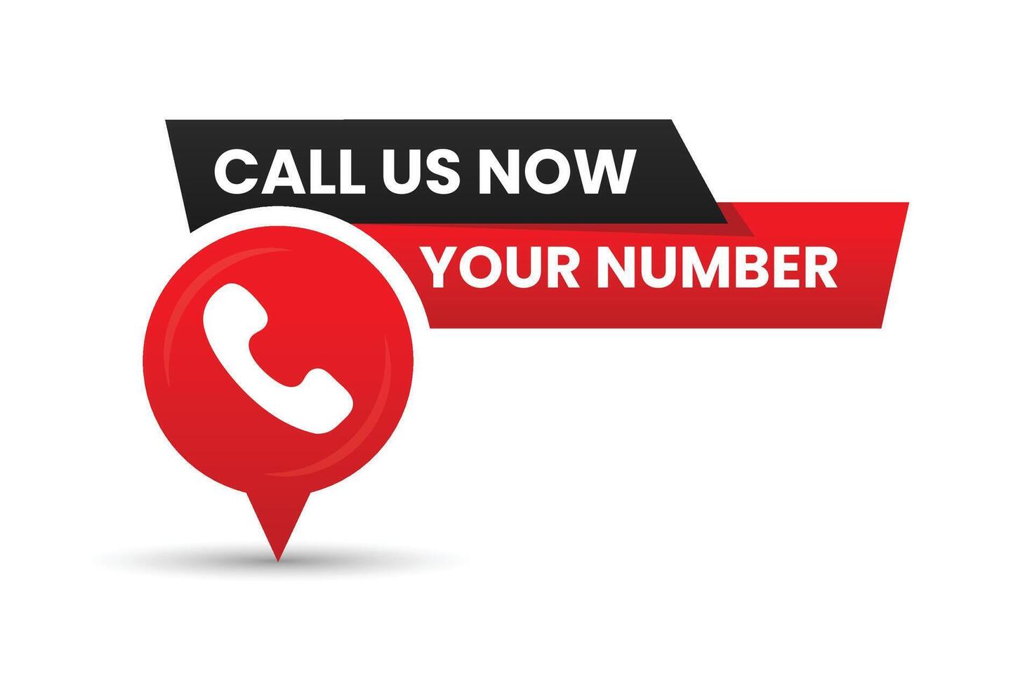 call us now background design vector