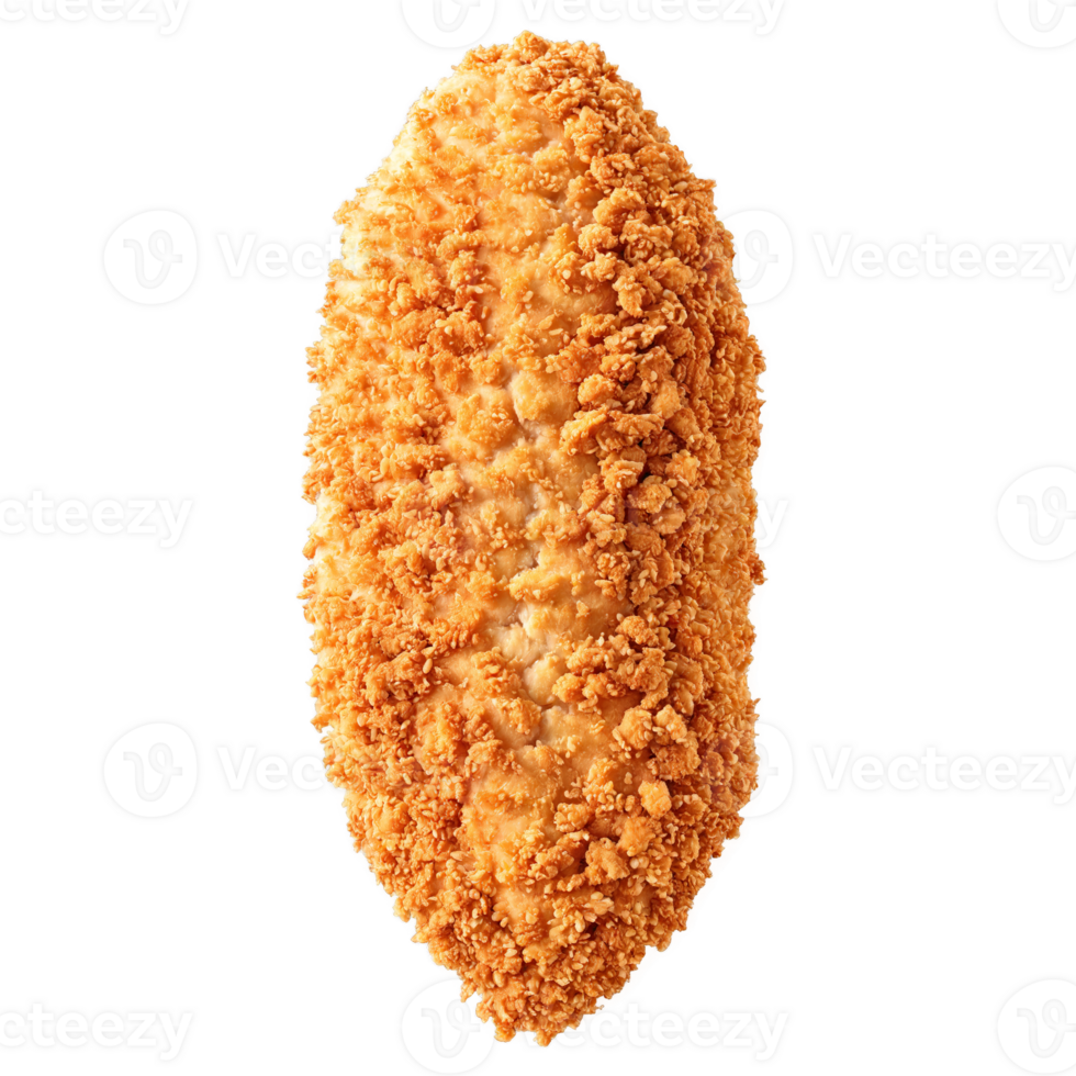 Chicken tenders with crispy breading suspended and steaming Food and culinary concept png