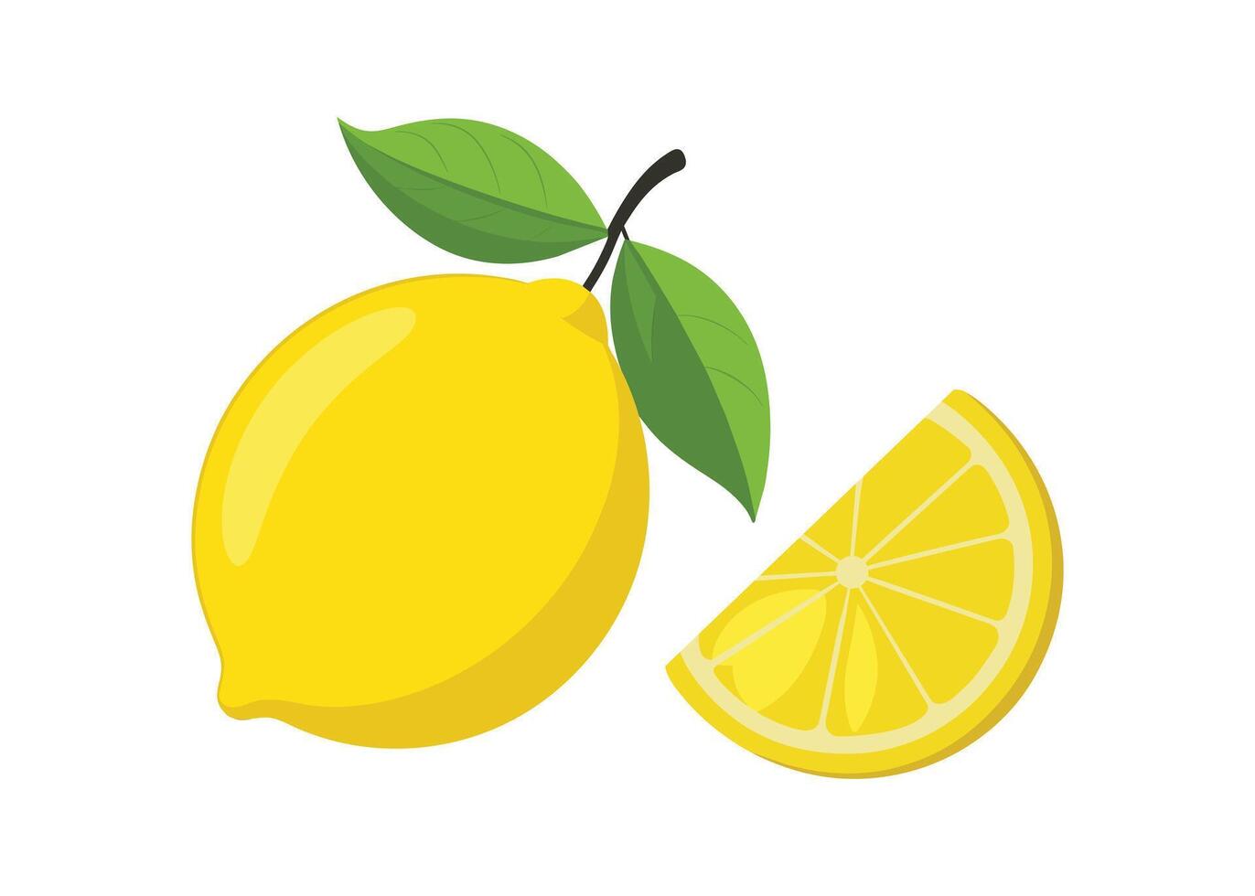 vibrant lemon art, premium lemon design, detailed lemon graphic vector