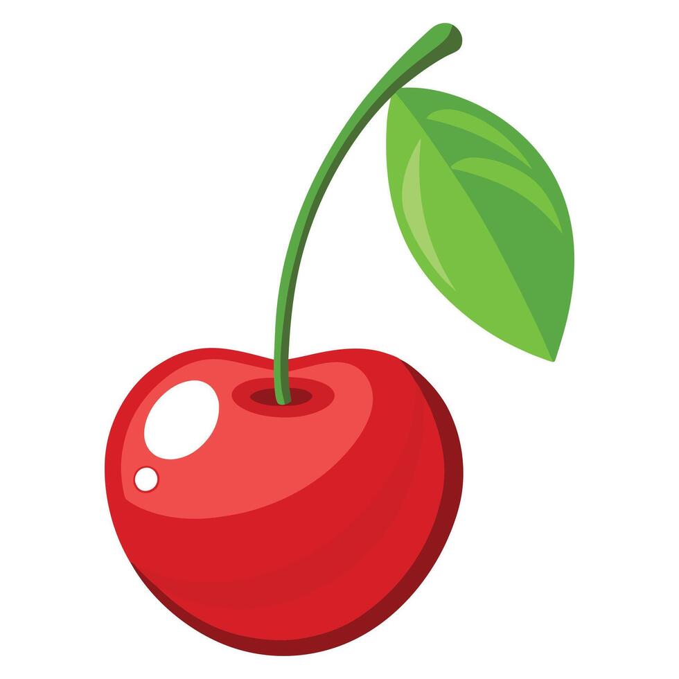 eye catching cherry art, hand drawn cherry image, high resolution cherry artwork vector
