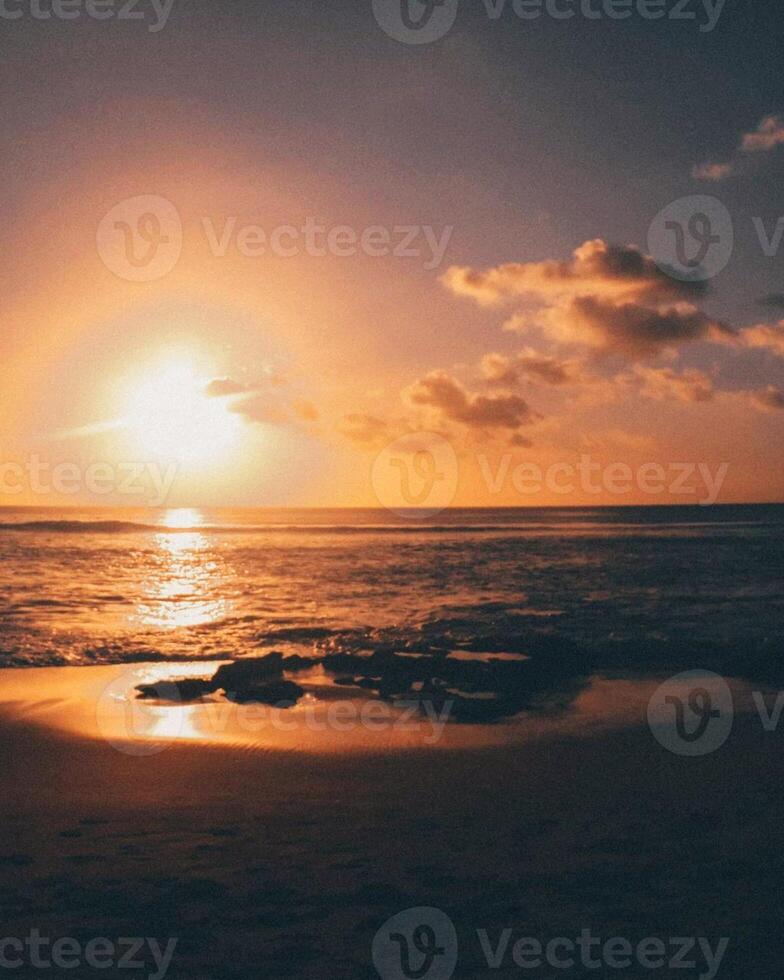 Sunset on the beach wallpaper view outdoor travel background outdoor photo