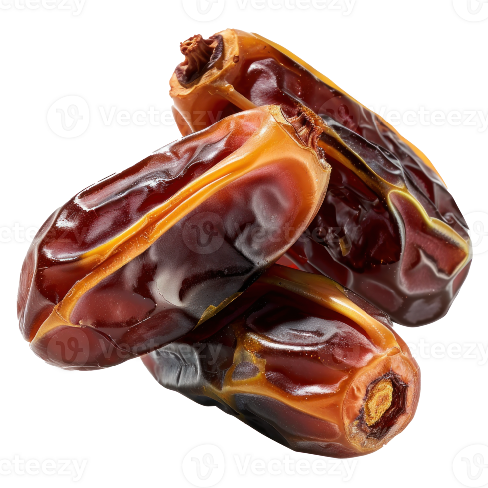 Dried date palms isolated on transparent background png