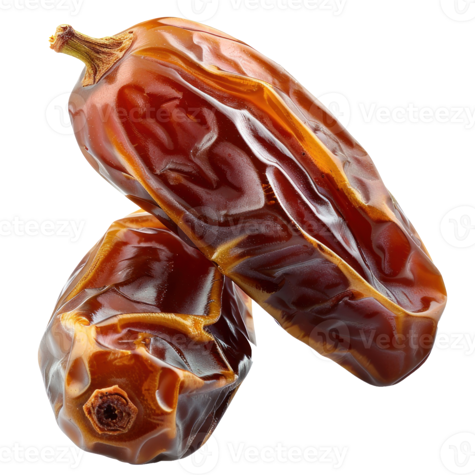 Dried date palms isolated on transparent background png