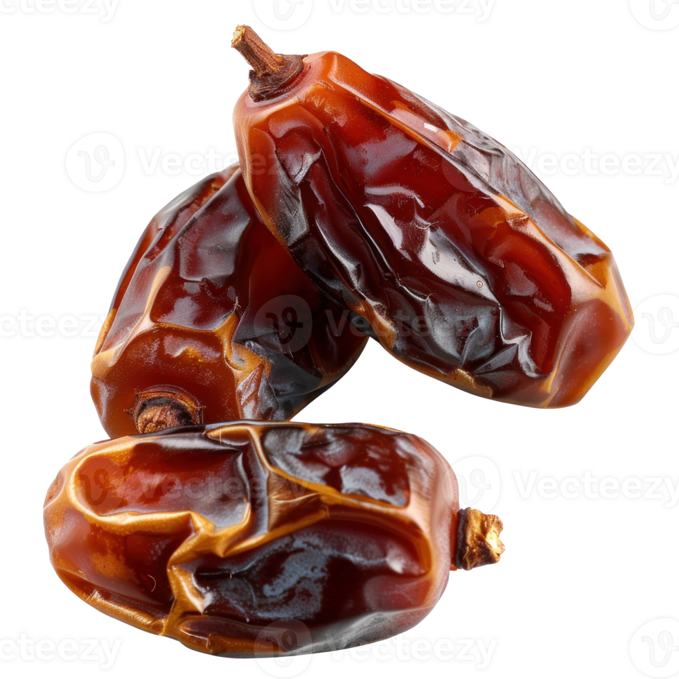 Dried date palms isolated on transparent background png