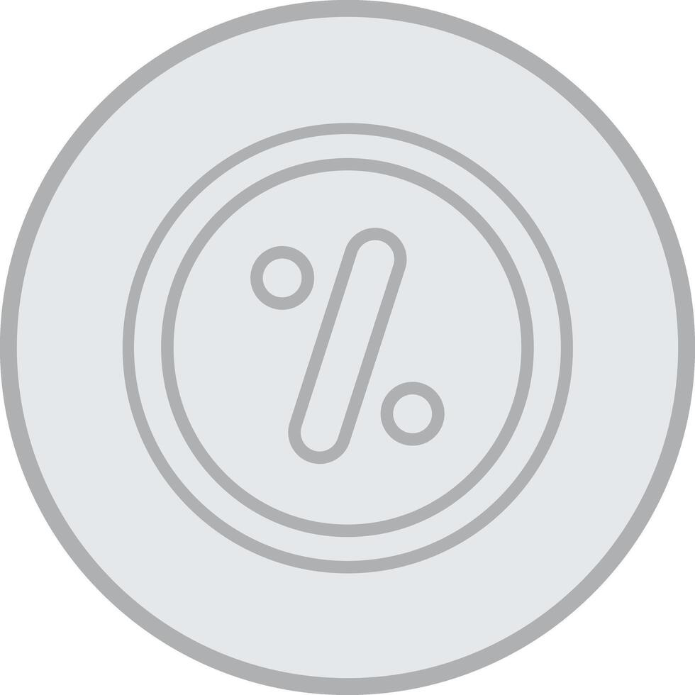 CTR Grey Line Circle Icon vector