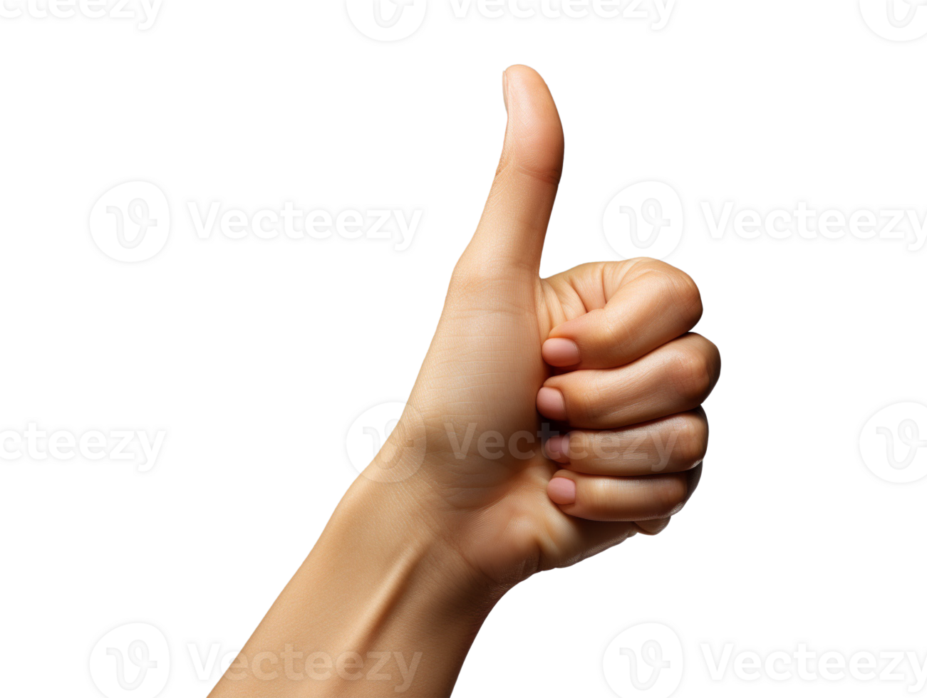 Female hand making okay sign png