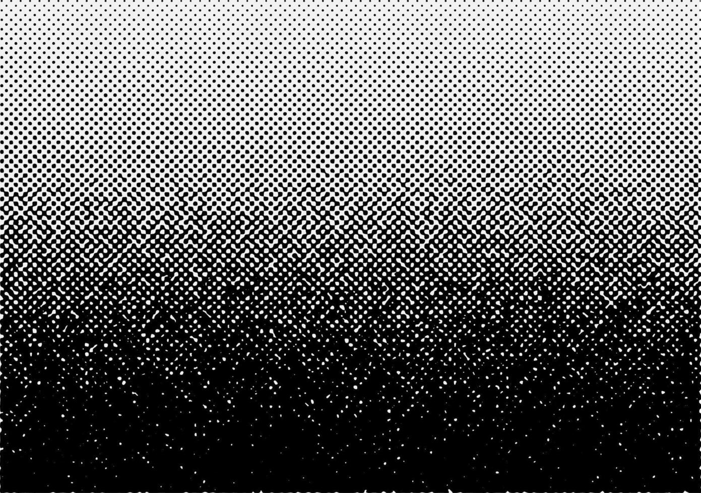Noise grain background, pointillism dots gradient or dotwork pattern, stipple effect. Halftone or grainy texture vector