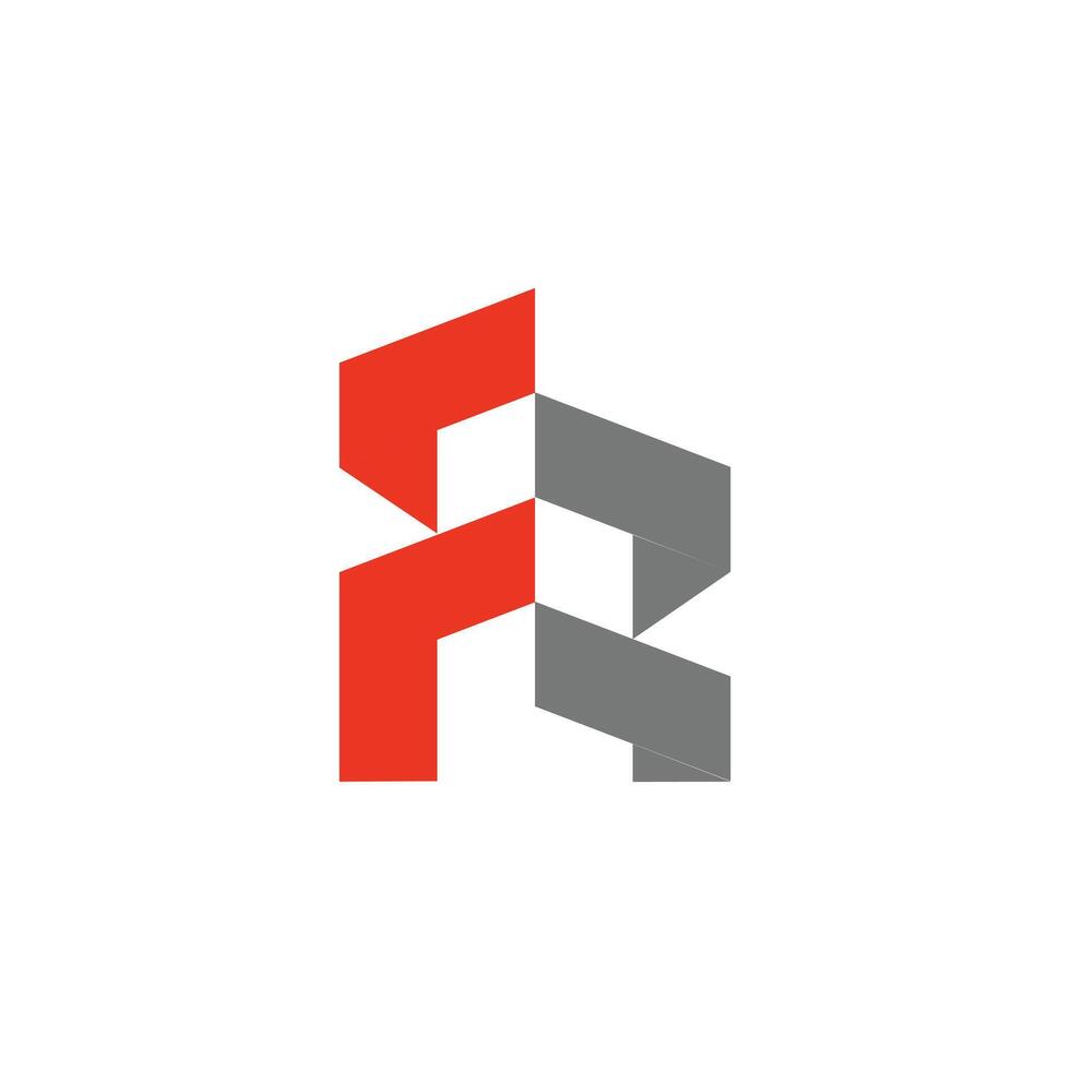Letter F and R Logo vector