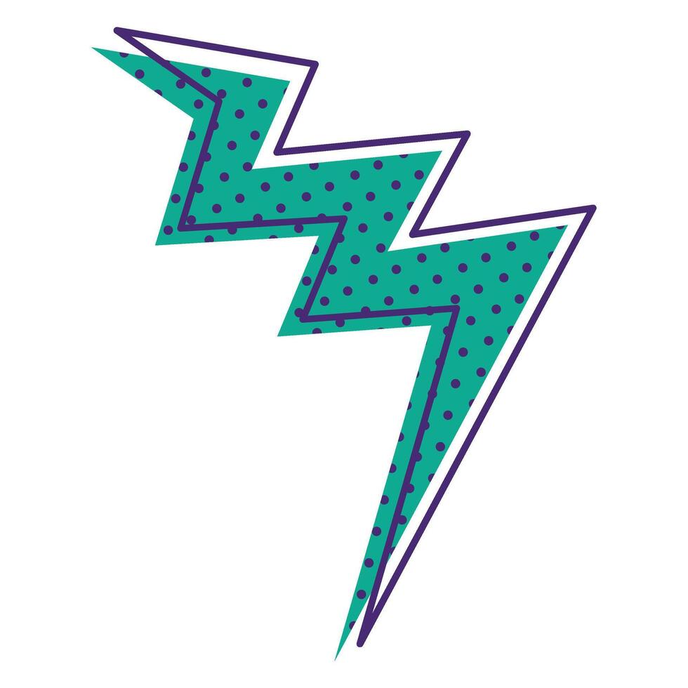 Retro Flash Comic Border vector