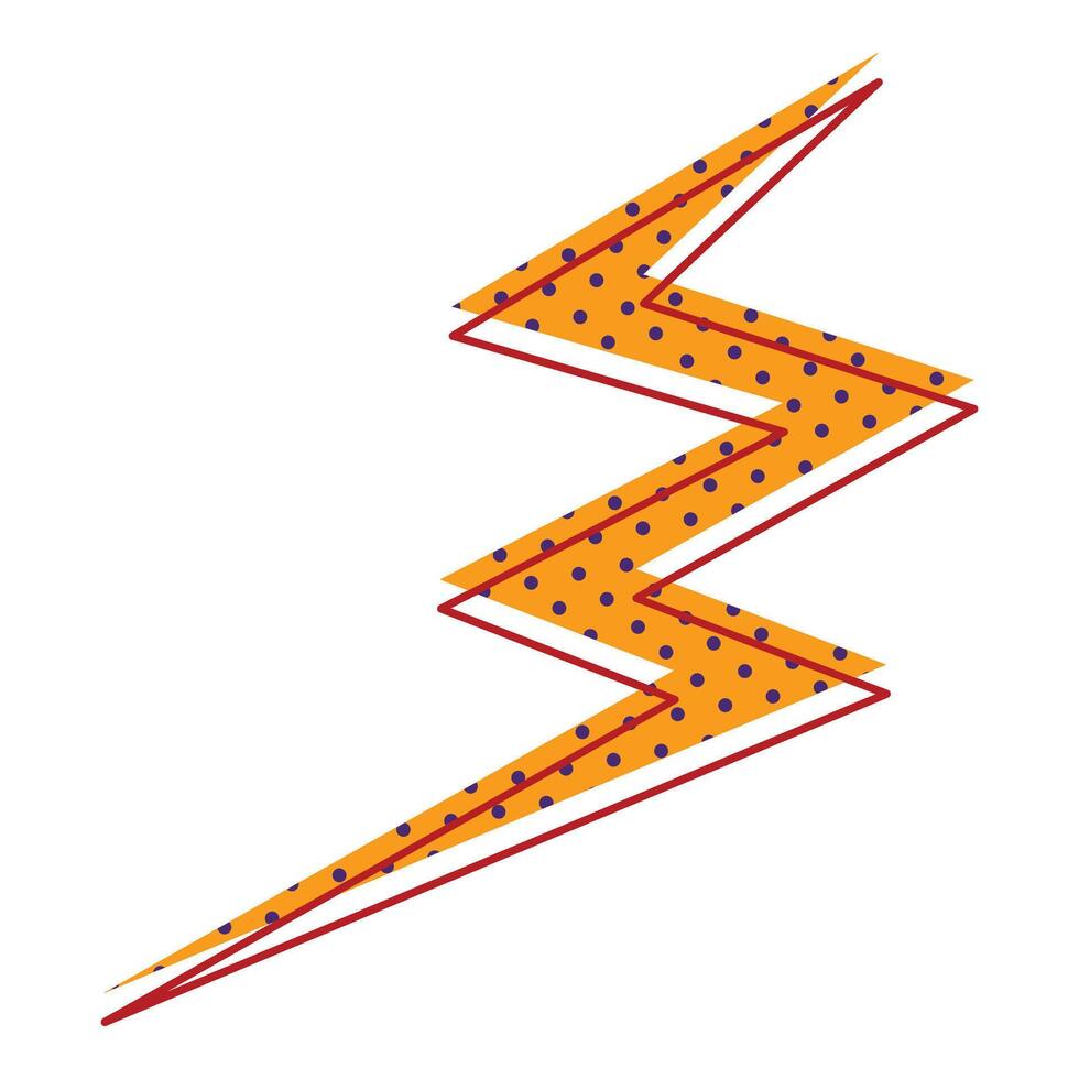 Retro Flash Comic Border vector