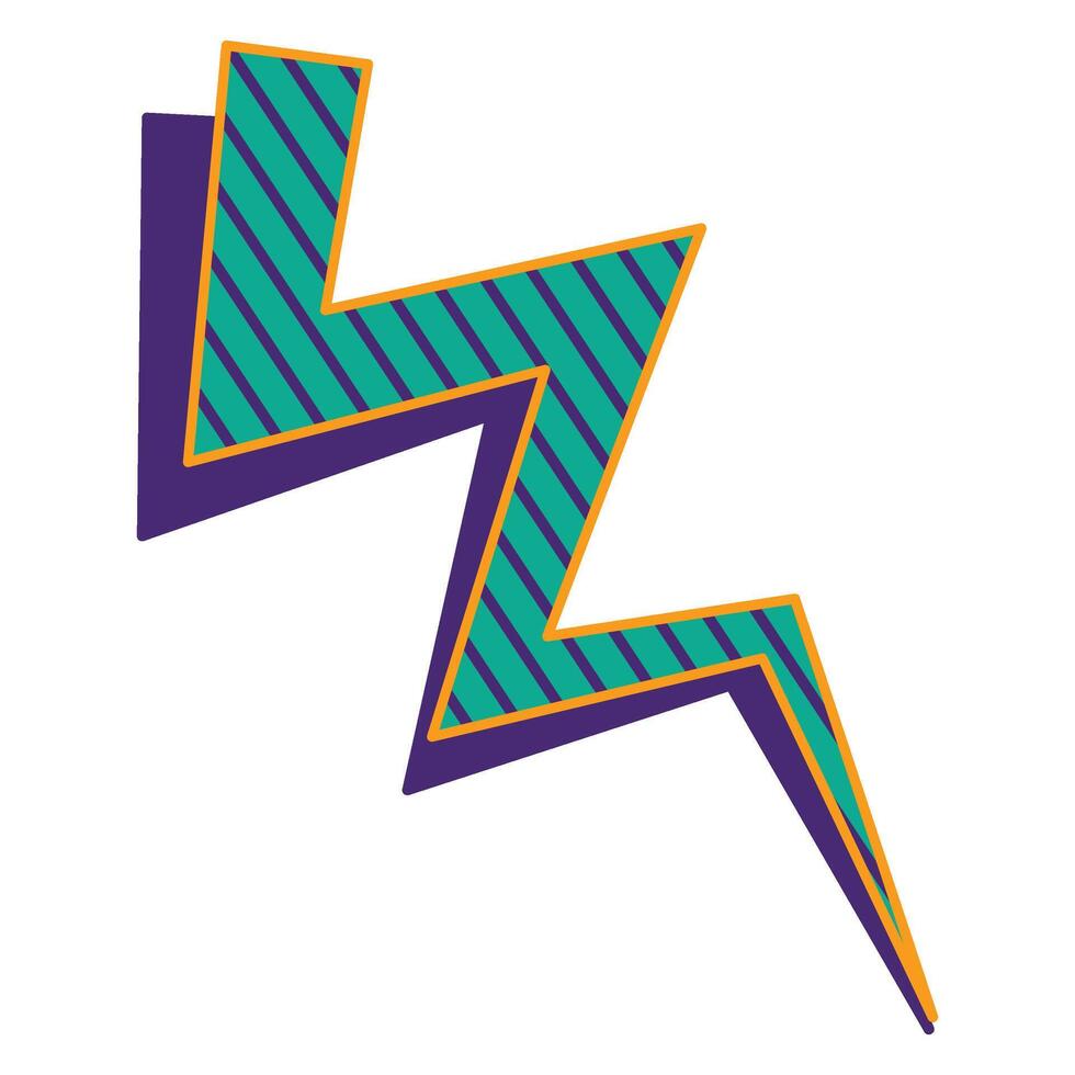 Retro Flash Comic Border vector