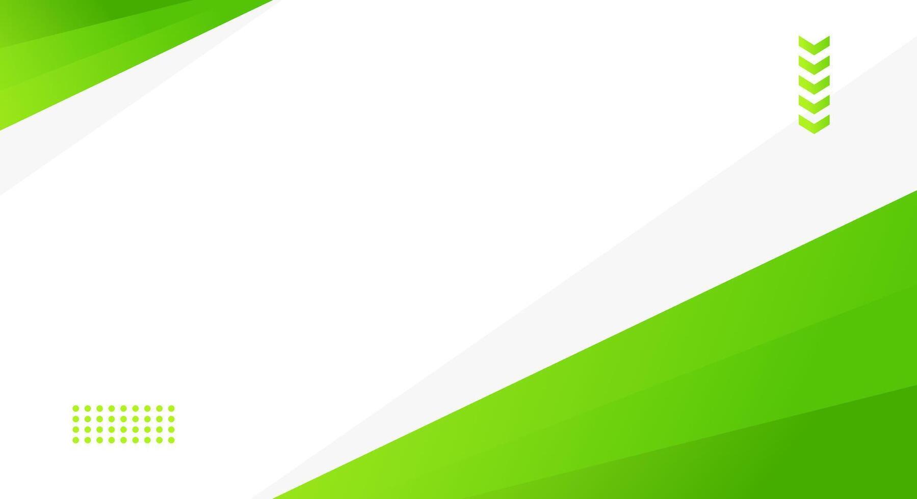 Green gradient background modern design template vector