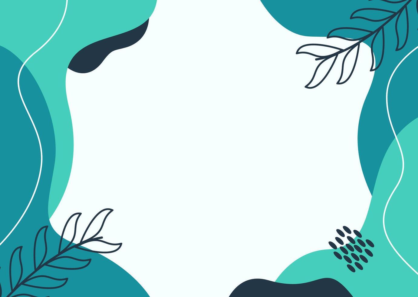 Hand drawn Flat abstract doodle background vector