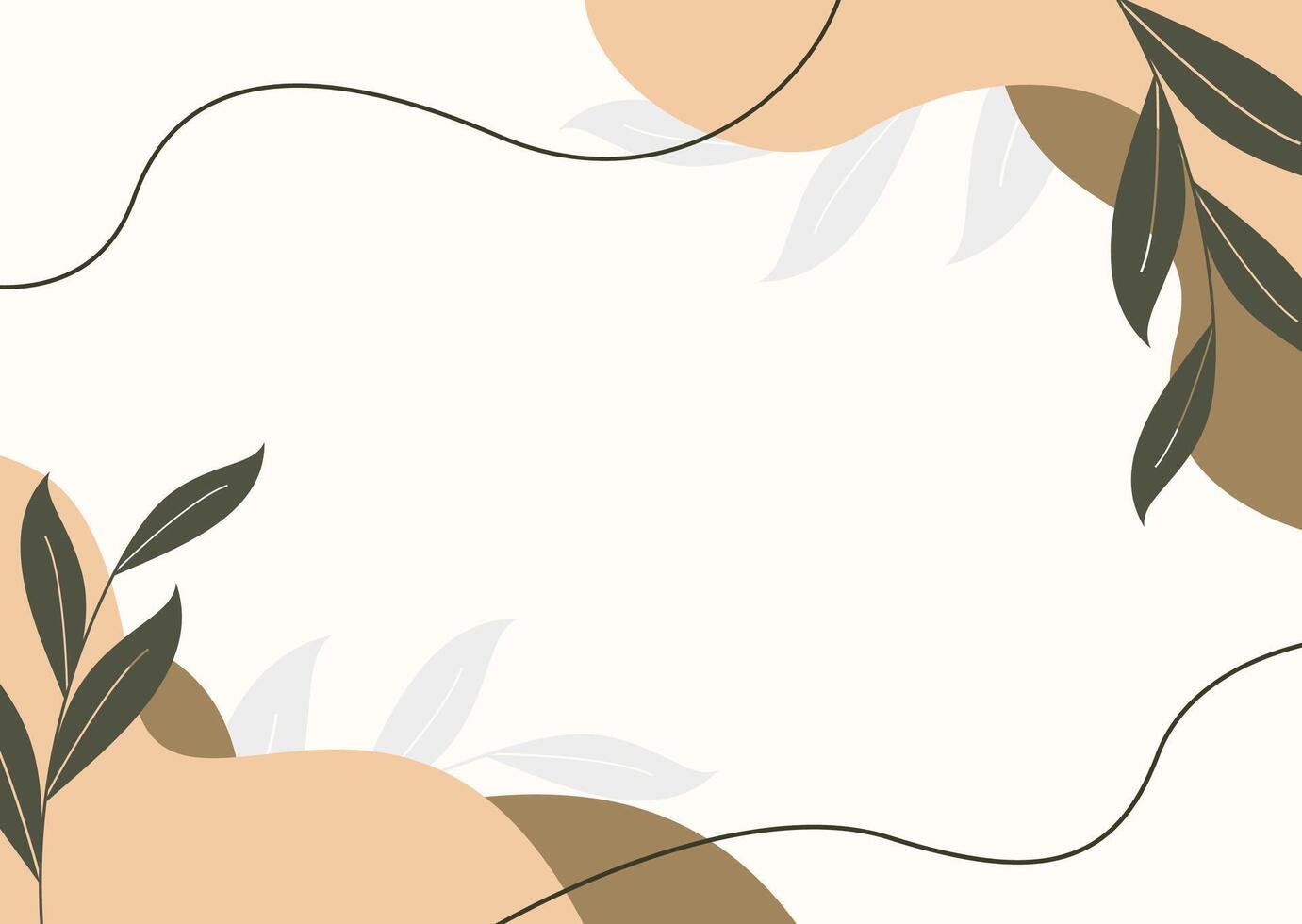 Hand drawn Flat abstract doodle background vector