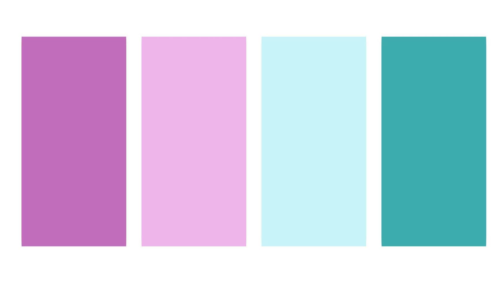 Green color palette. Set of bright color palette combination in rgb hex. Color palette for ui ux design. Abstract illustration for your graphic design, banner, poster or landing page vector
