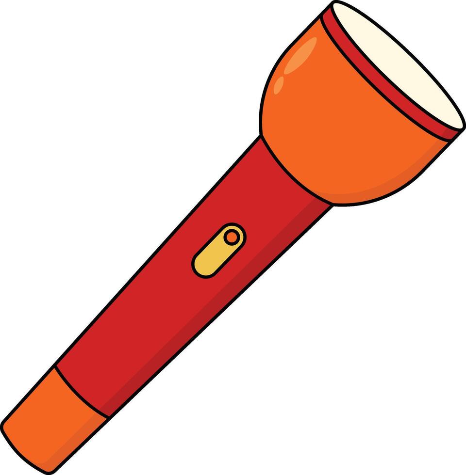 Firefighter Safety Gear Element with Cartoon Design Style. Isolated Illustration. vector
