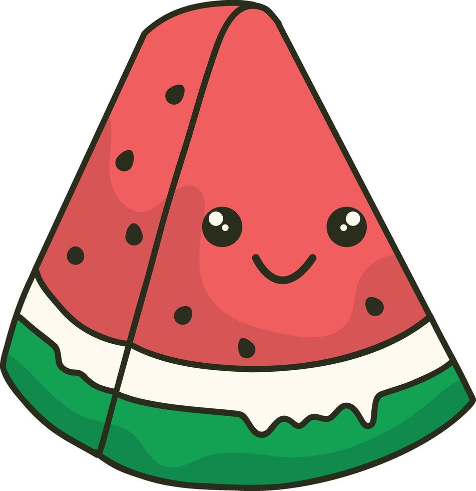 Summer Beach Vacation Element. with Trendy Cartoon Design. vector