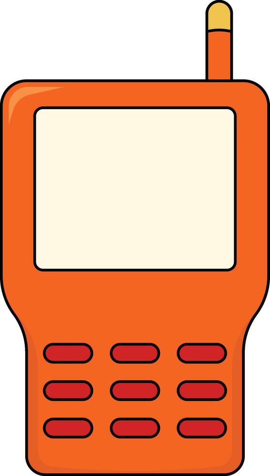 Firefighter Safety Gear Element with Cartoon Design Style. Isolated Illustration. vector