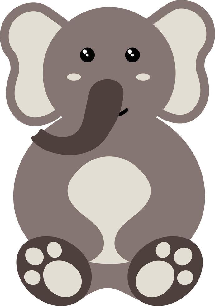 Cute Wildlife Diversity Illustration with Cartoon Style. Isolated on White Background. vector