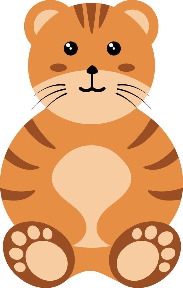 Cute Wildlife Diversity Illustration with Cartoon Style. Isolated on White Background. vector