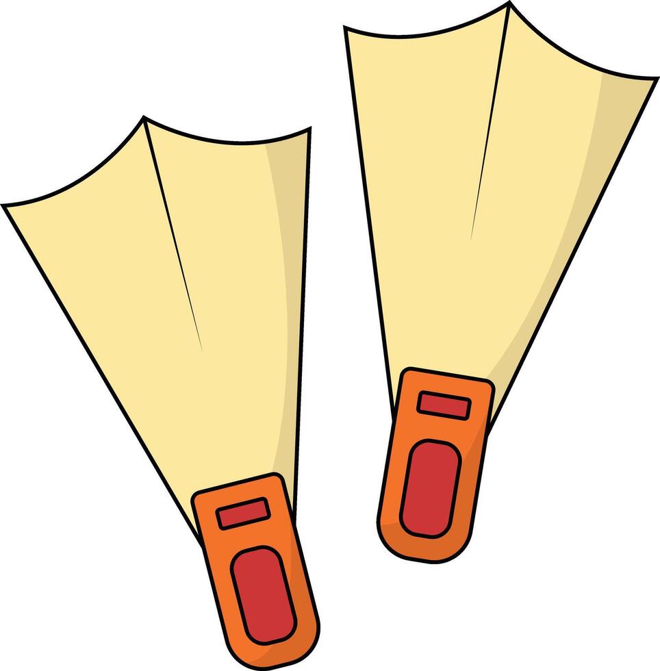 Summer Beach Vacation Icon with Cartoon Design. vector