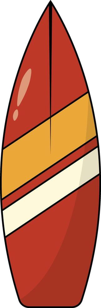 Summer Beach Vacation Icon with Cartoon Design. vector