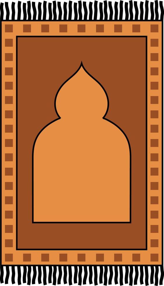 Ramadan Kareem Doodle with Flat Design. Isolated Element on White Background vector