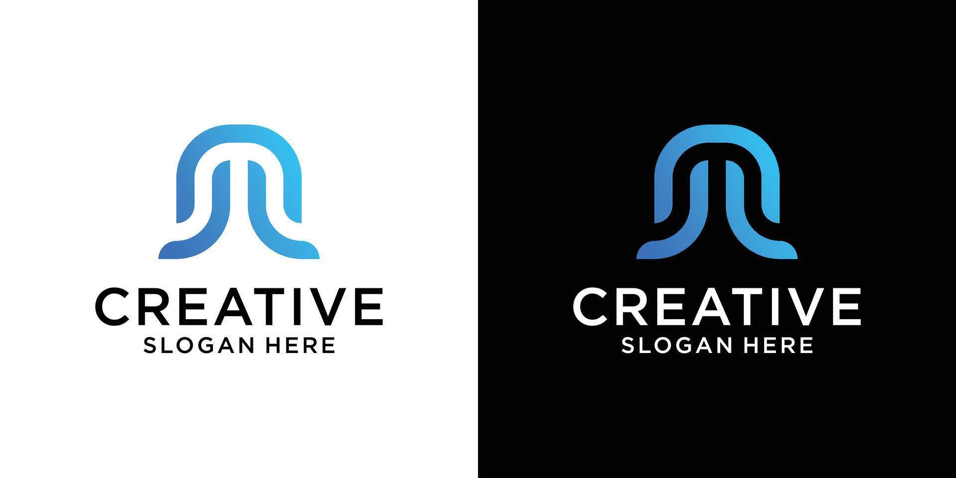 Creative initial letter logo design vector