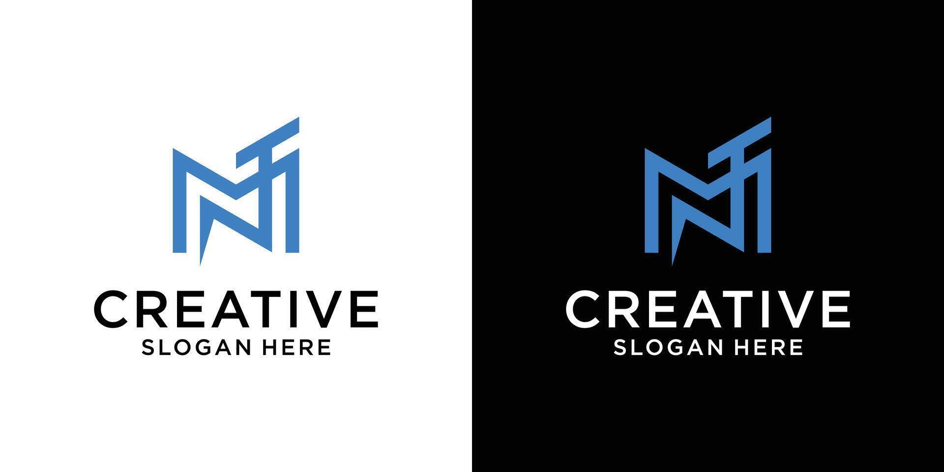 Creative initial letter logo design vector
