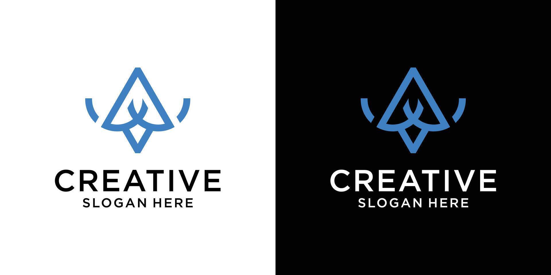 Creative initial letter logo design vector