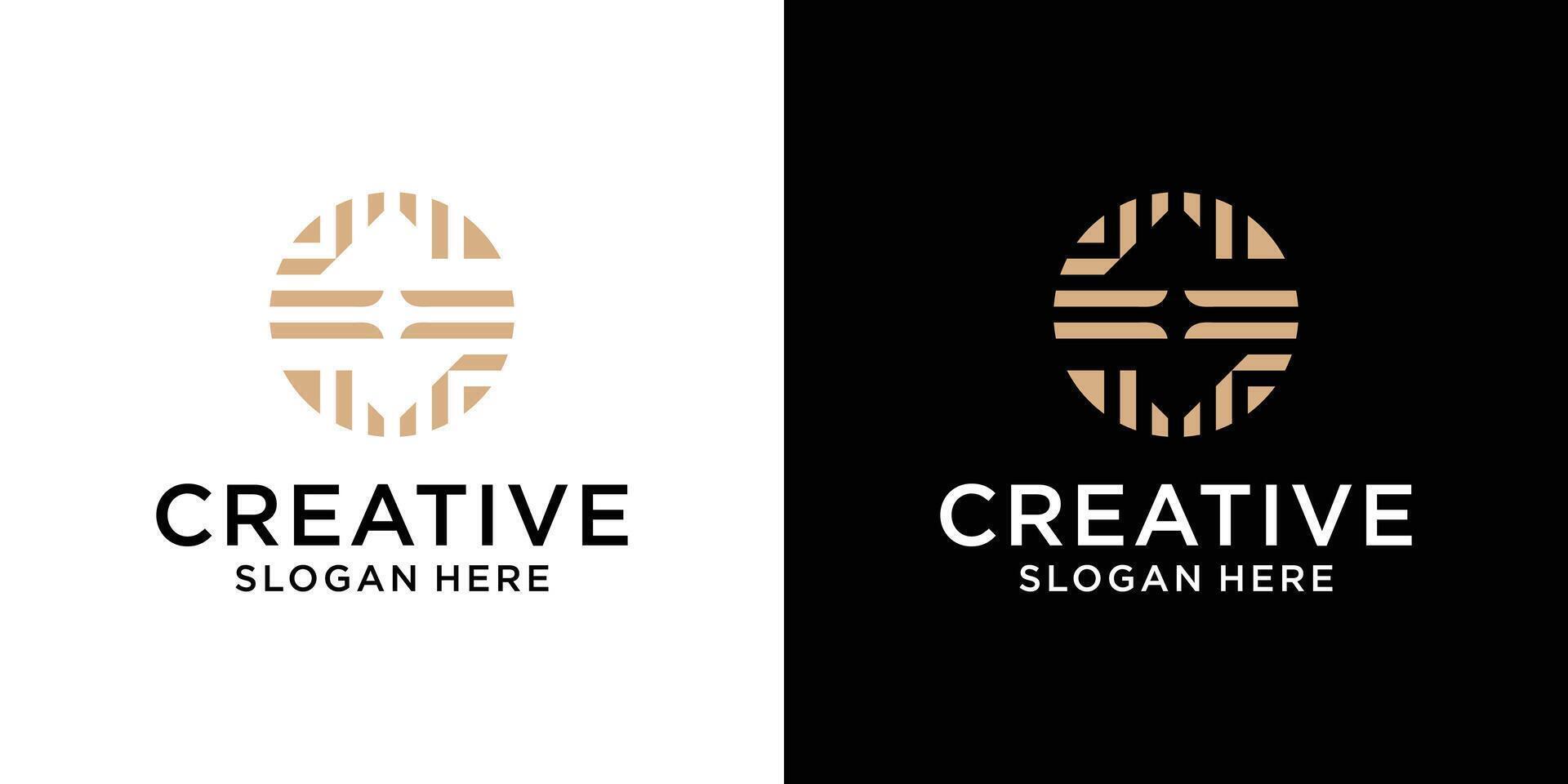 Creative initial letter logo design vector