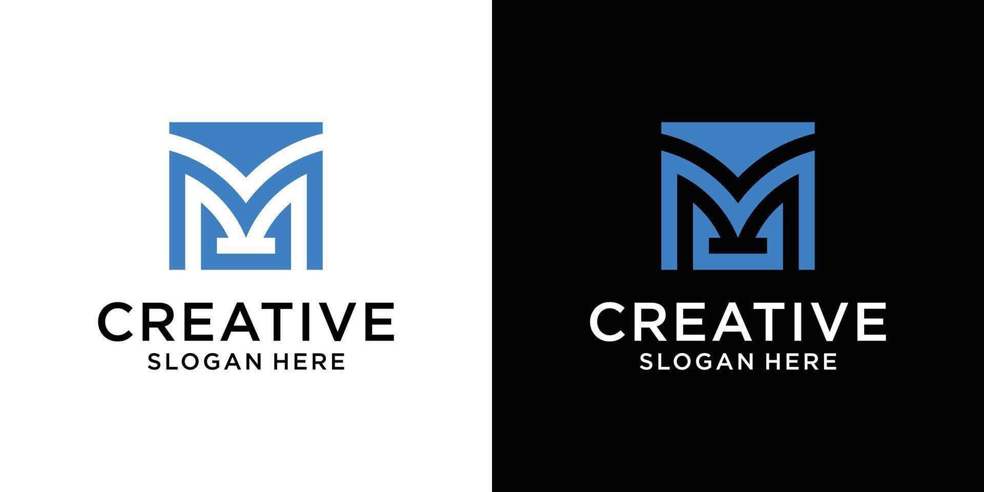 Creative initial letter logo design vector